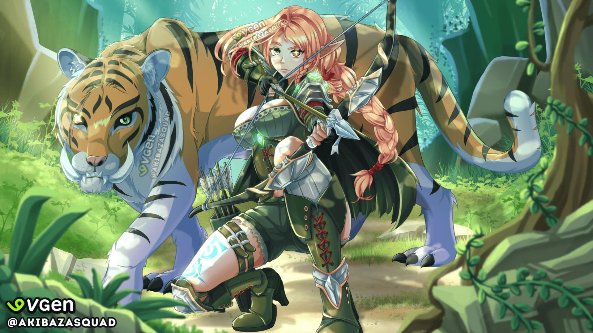 Dnd Illustration of Lady Paladin!