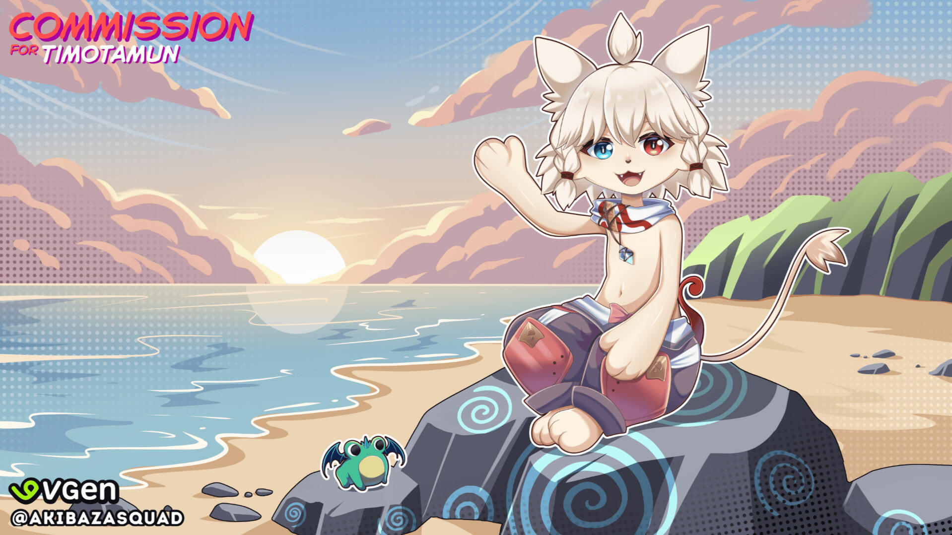 Furry Character Illustration For Timotamun!